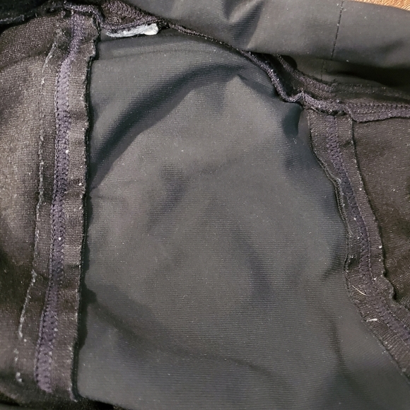 Black Active Pants Leggings Compression Stretch Gym Yoga Barre Pilates Lounge S - Picture 5 of 7